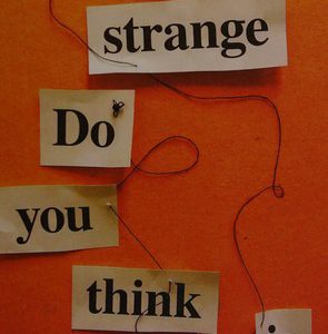 Do you Think this is Strange?