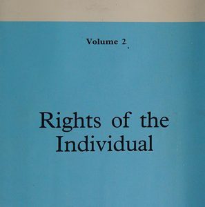 The Philosophy Of Right Vol 2 Rights Of the Individual