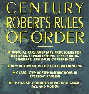 21st Century Robert's Rules of Order