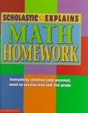 Scholastic Explains Math Homework grade 2/3