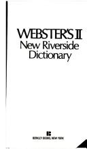Webster's 2 New Rvised Dictionary