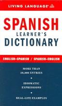 Spanish Learner's Dictionary