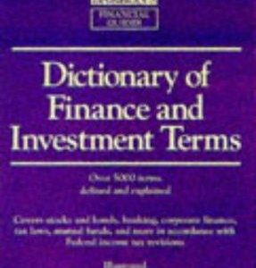 Dictionary of Finance and Investment Terms