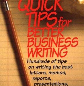 quick tips for better business writing