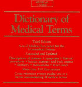 Dictionary Of Medical Terms