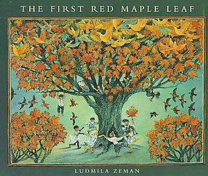 the first red maple leaf