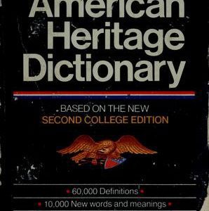The American Heritage Dictionary
