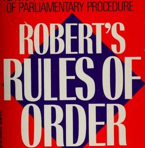 robert's rules of order revised