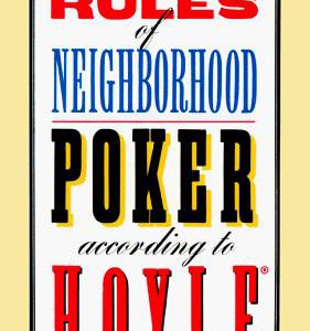 The Rules Of Neighborhood Poker According To hoyle