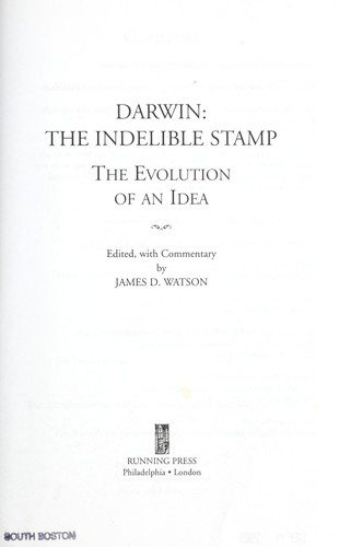 darwin - the indelible stamp