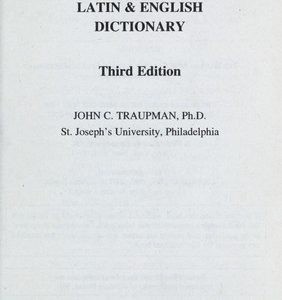 Latin and English Dictionary