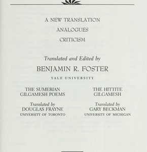 The Epic of Gilgamesh