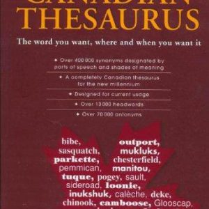 canadian thesaurus