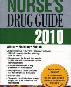 nurse's drug guide 2010