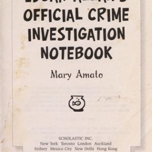 Edgar allan's Official Crime Investigation Notebook