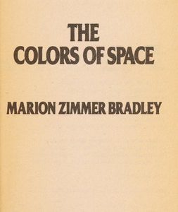 The Colors Of Space