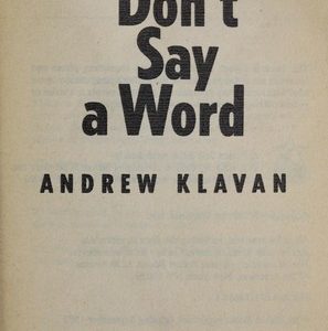 Don't Say A Word
