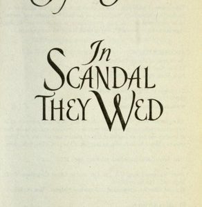 the scandal they wed