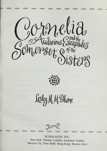 cornelia audacious escapades of the somerset sisters