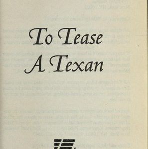 To Tease A Texan