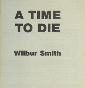 A time To Die