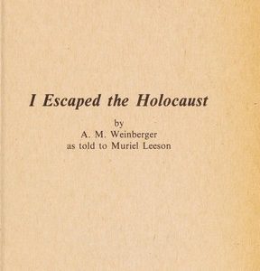 I Escaped The Holocast