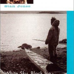 white sky, black ice