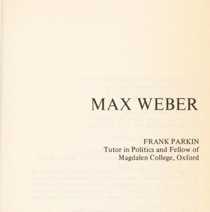 Max Weber