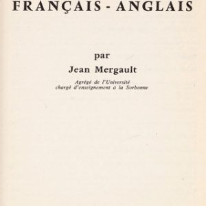 Francais Anglais english French