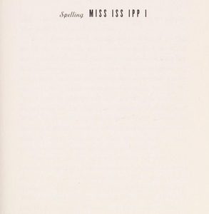 Spelling Mississippi