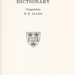The Oxford Spelling Dictionary