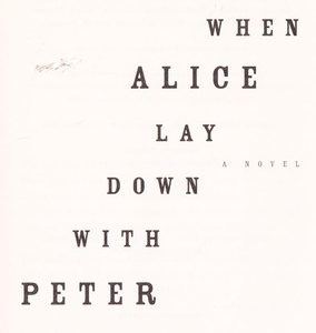 when alice lay down with peter