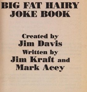 garfield's bi fat hairy joke book