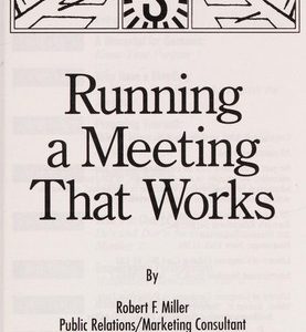 running a meeting that works