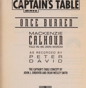 star trek the captain's table book five once burned
