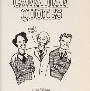 bathroom book of canadian "quotes"