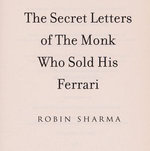 the secret letters of the monk who sold his ferrari