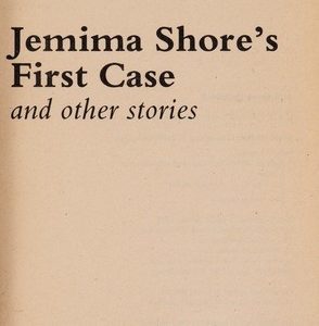 jemima shore's first case and other stories
