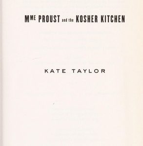 mme proust and the kosher kitchen