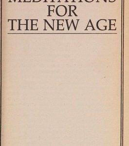 Meditations For the new Age