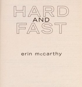 hard and fast - fast track novel