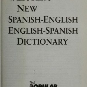 Webster's NEW Spanish - English, English - Spanidh Dictionary