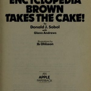 Encyclopedia Brown #Takes The Cake