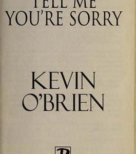 tell me you're sorry