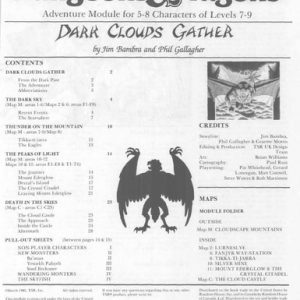 UK7 AD&D Dark Clouds Gather