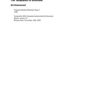 Forgotten Realms - The Temptation Of Elminster