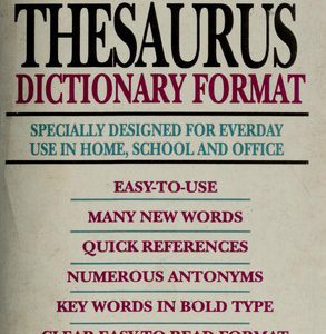 Webster's Thesaurus