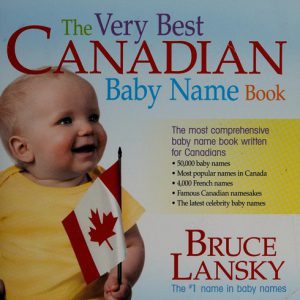 the very best canadian baby name book
