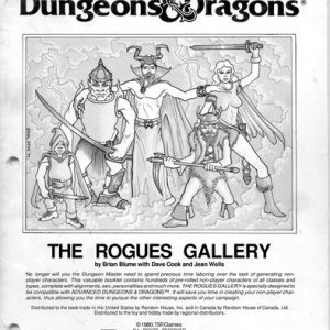 AD&D the Rouges Gallery